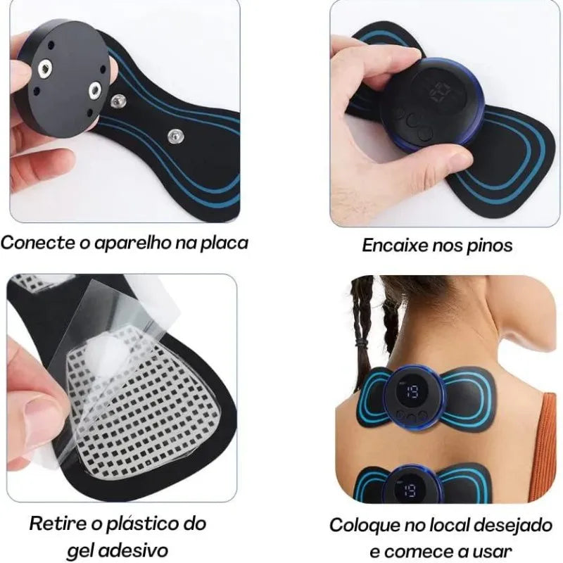 Mini Massageador Elétrico Estimulante