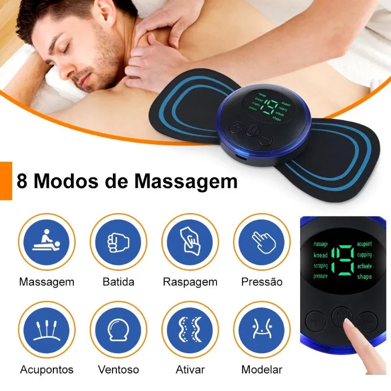 Mini Massageador Elétrico Estimulante