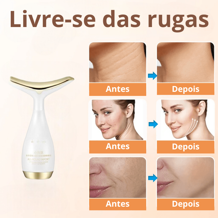 Aparelho de Massagem Facial Anti Rugas Rejuvenescedor